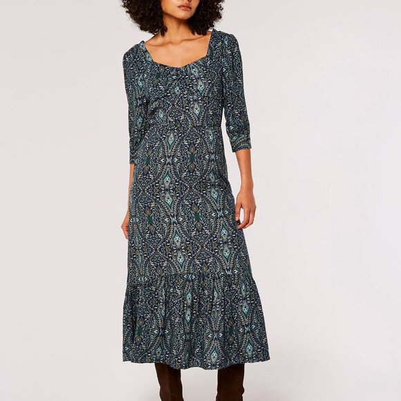 Paisley midi dress NWT - Picture 8 of 13
